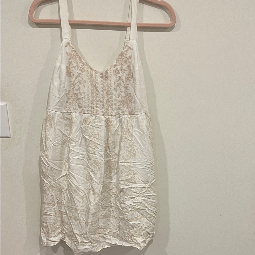 Jessica Simpson Cream Lace Mini Dress